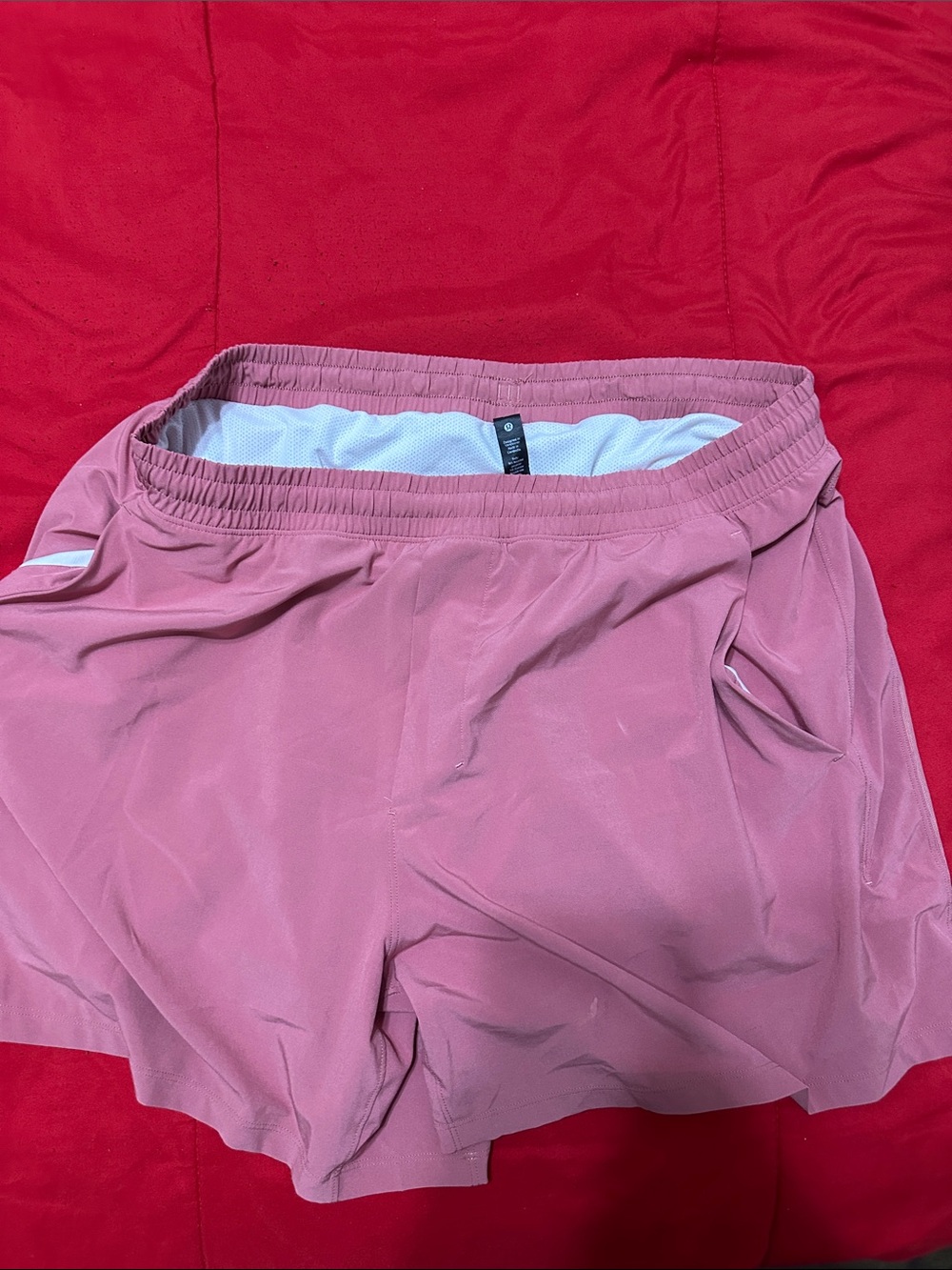 Women’s Pink Athletic Shorts with Liner